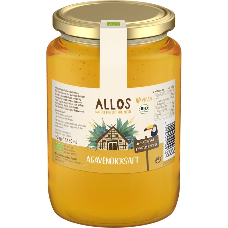 Allos Agavendicksaft - Produktbild