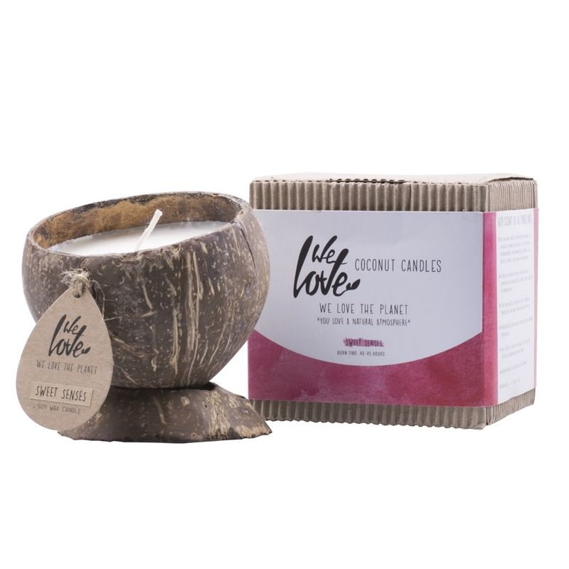 We Love The Planet WLTP Sojawachkerze Sweet Sense TESTER - Produktbild