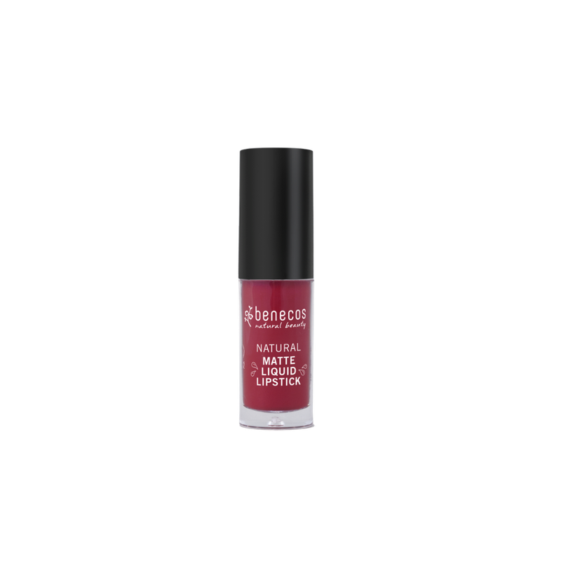 benecos benecos Natural Matte Liquid Lipstick bloody berry - Produktbild