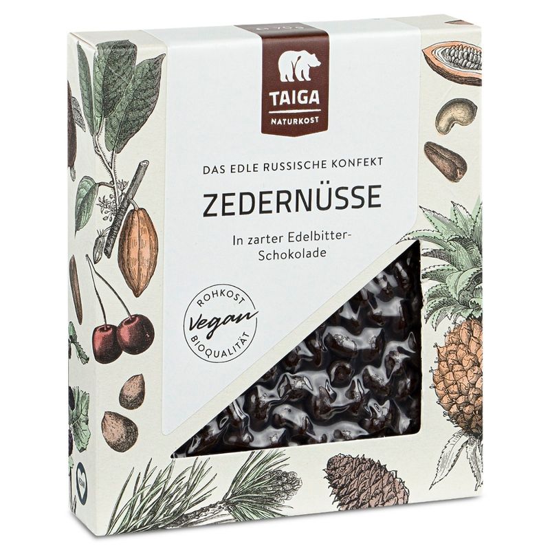 TAIGA NATURKOST Sibirische Zedernüsse »Edelbitter«, bio, vegan - Produktbild