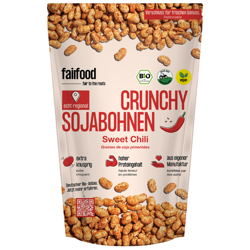 fairfood Freiburg Crunchy Sojabohnen SWEET CHILI, BIO - Produktbild