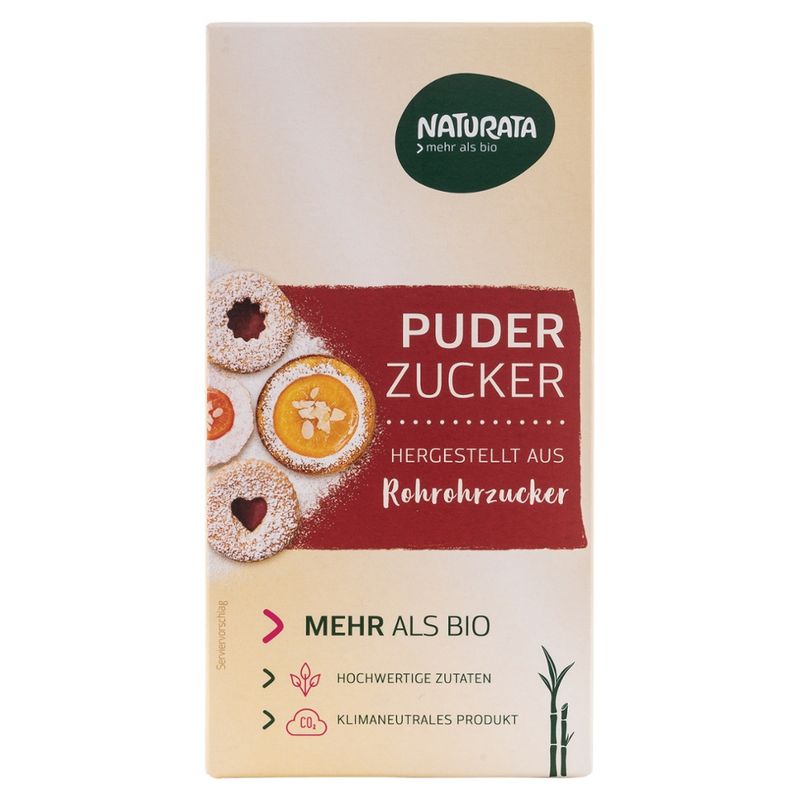 NATURATA Puderzucker aus Rohrohrzucker - Produktbild