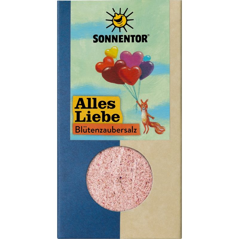 Sonnentor Alles Liebe Blütenzaubersalz, Packung - Produktbild