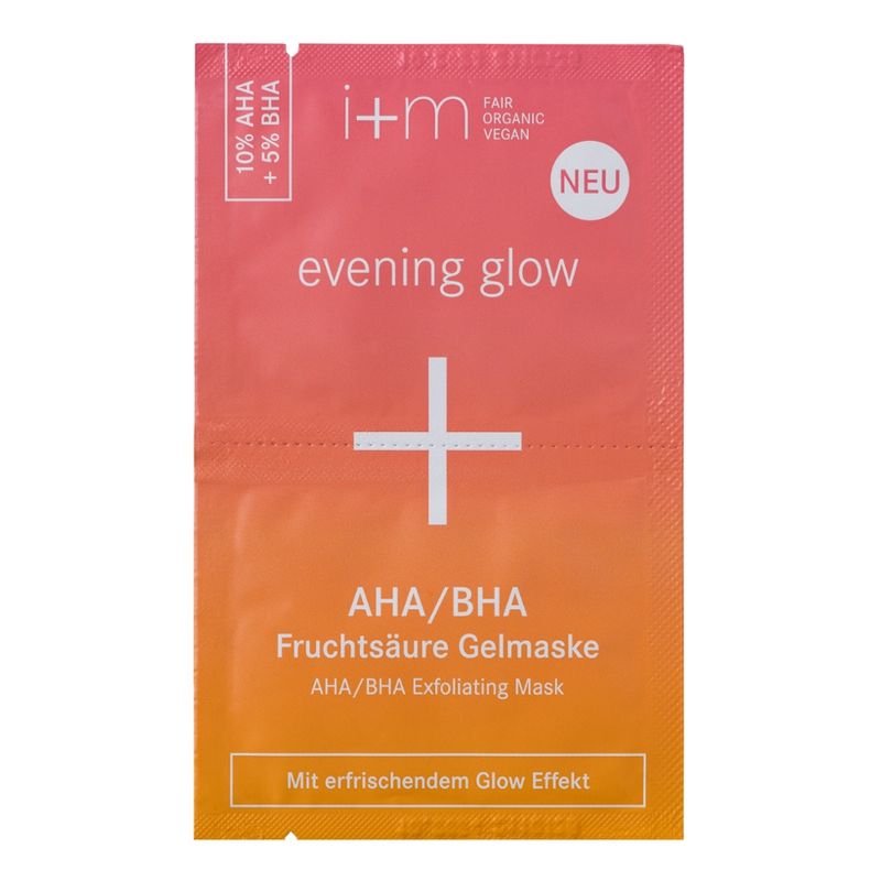 i+m NATURKOSMETIK BERLIN i+mSpecial Care evening glow AHA/BHA Fruchtsäure Gelmaske - Produktbild