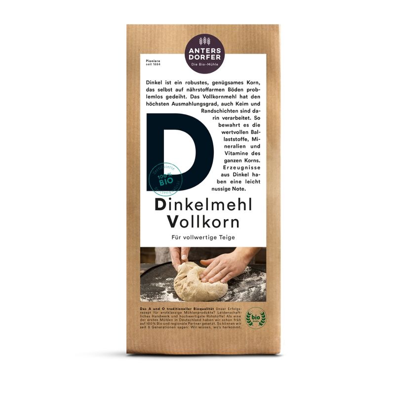 Antersdorfer - Die Bio-Mühle Bio Dinkelmehl Vollkorn - Produktbild