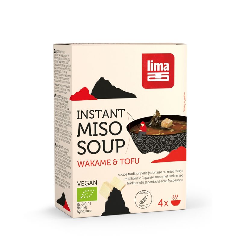 Lima Instant Miso Soup Tofu Wakame - Produktbild