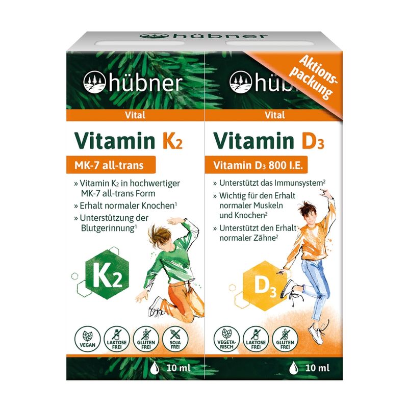 Hübner hübner® Vitamin D3 und K2 Kombipackung - Produktbild