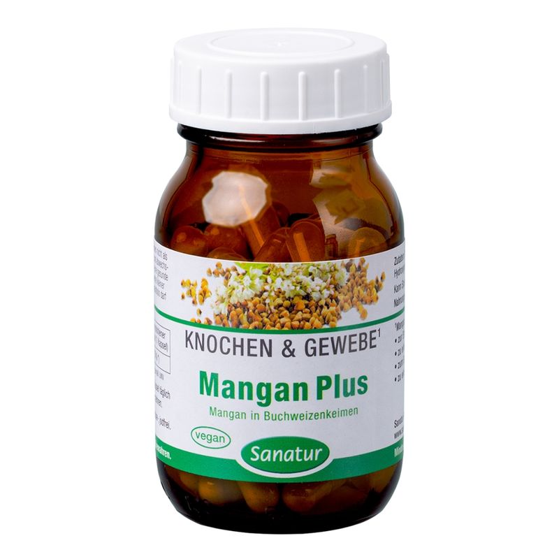 Sanatur Mangan Plus, 60 Kapseln - Produktbild