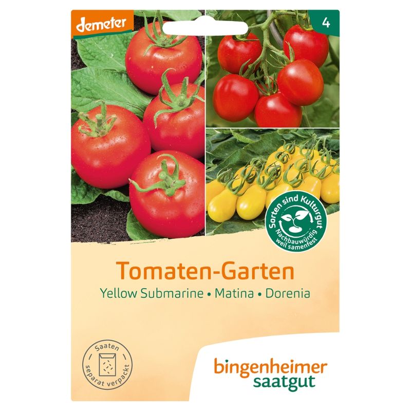 Bingenheimer Saatgut Tomaten-Garten - Saatmischung (Saatgut) - Produktbild