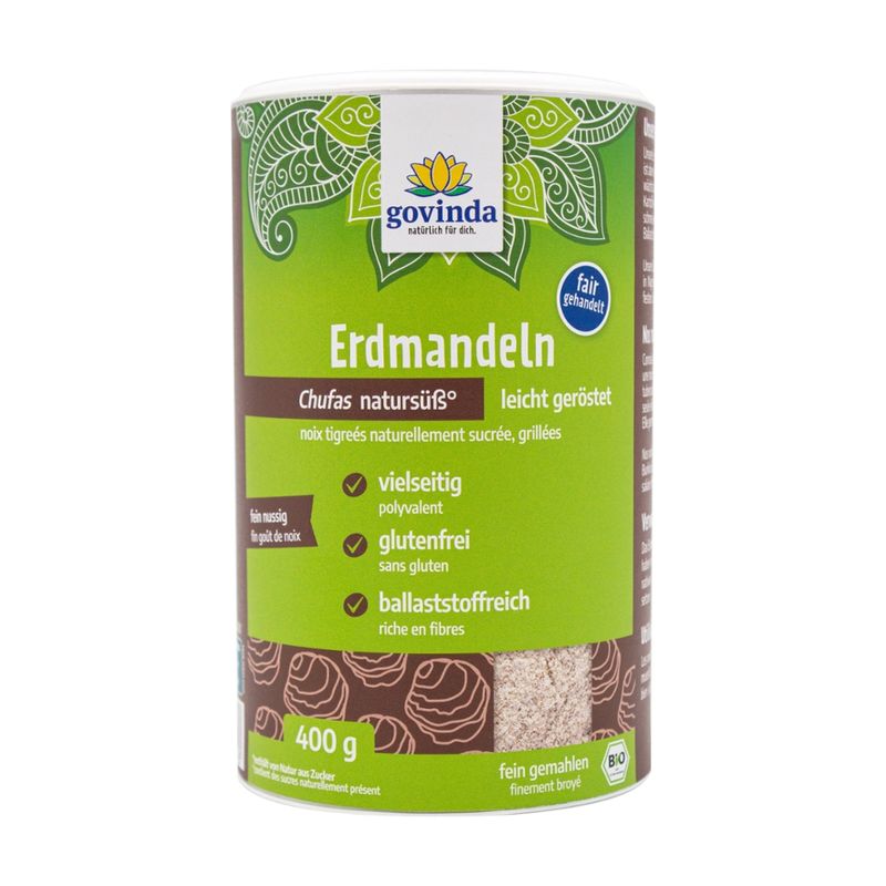 Govinda Erdmandel leicht geröstet, gemahlen - Produktbild