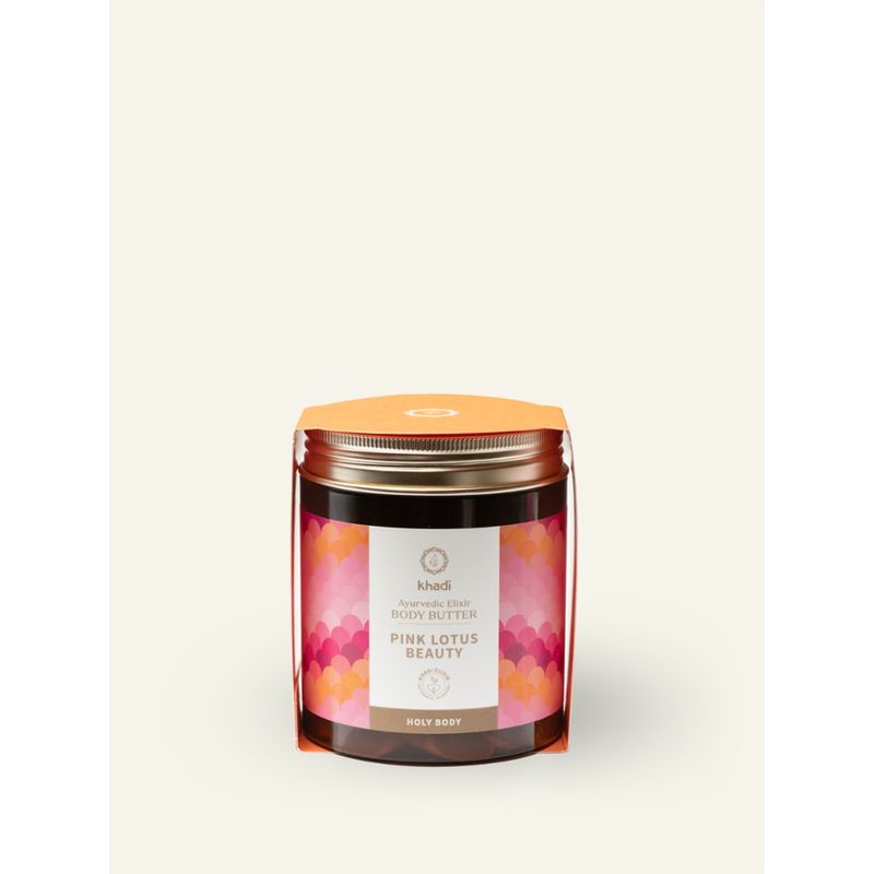 khadi Naturprodukte Ayurvedische Körperbutter  Body Butter Pink Lotus Beauty - Produktbild