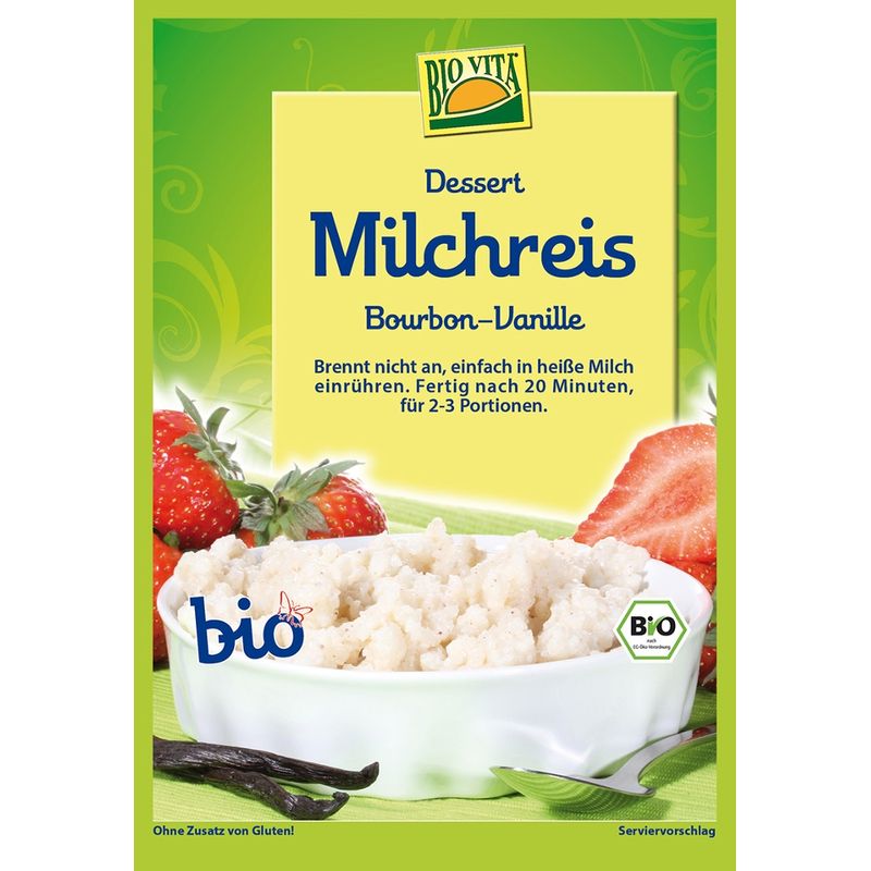 BIOVITA Milchreis Bourbon-Vanille bio - Produktbild