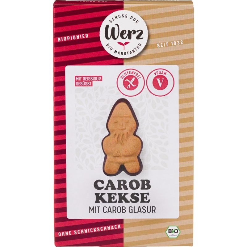 Naturkornmühle Werz Carob Kekse, Reis Vollkorn, glutenfrei - Produktbild