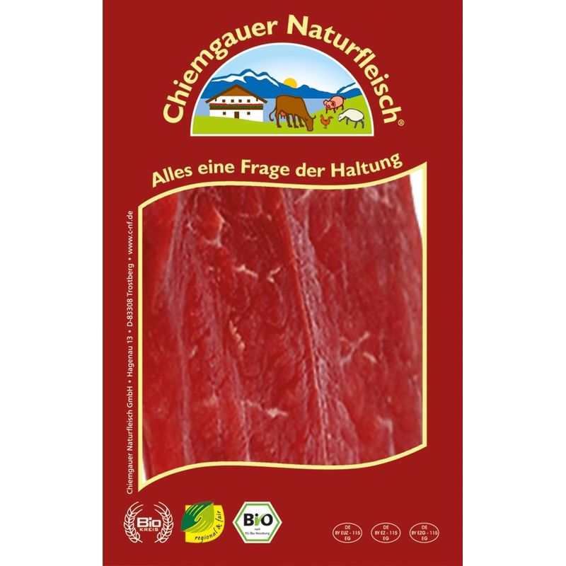 Chiemgauer Naturfleisch R-Minutensteaks, 3 St. ca. 270 g, SB, kbA - Produktbild