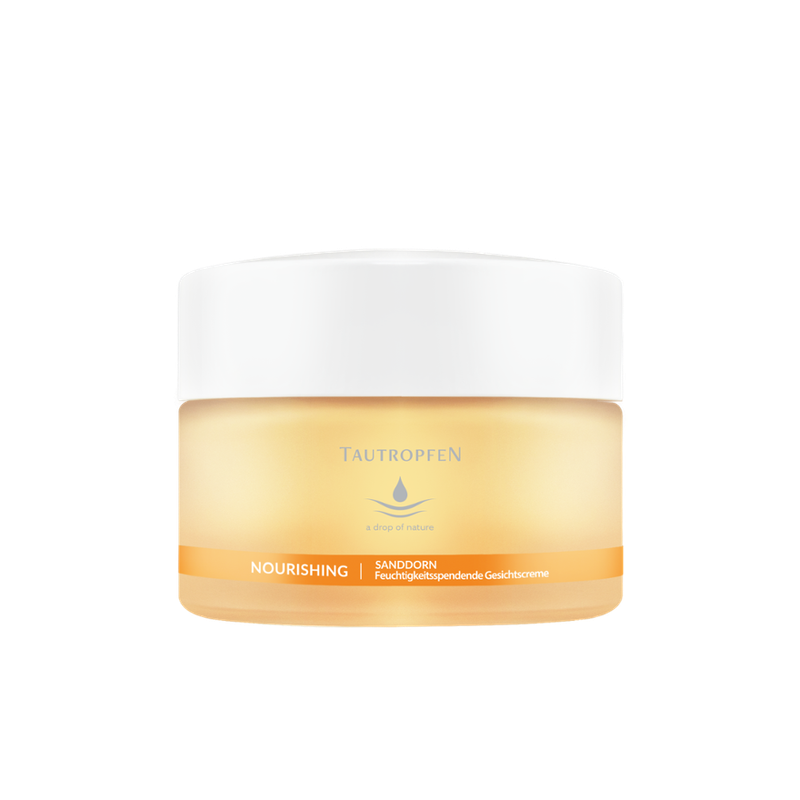 Tautropfen Nourishing/Sanddorn, Feuchtigkeitsspendende Gesichtscreme für trockene Haut - Produktbild