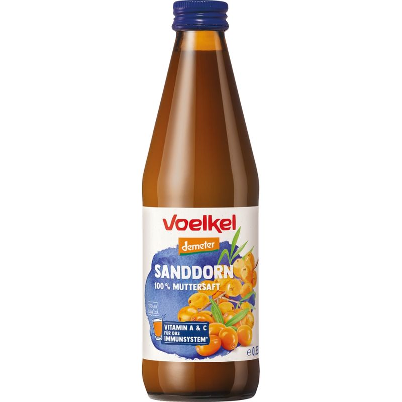 Voelkel Sanddorn 100 % Muttersaft - Produktbild