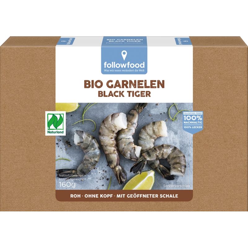 followfood Bio Black Tiger Garnelen - Produktbild