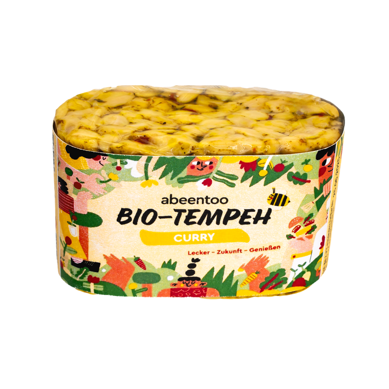 abeentoo Tempeh Spezialitäten abeentoo Bio Tempeh - Curry -  mit intensivem Curry-Geschmack - Produktbild
