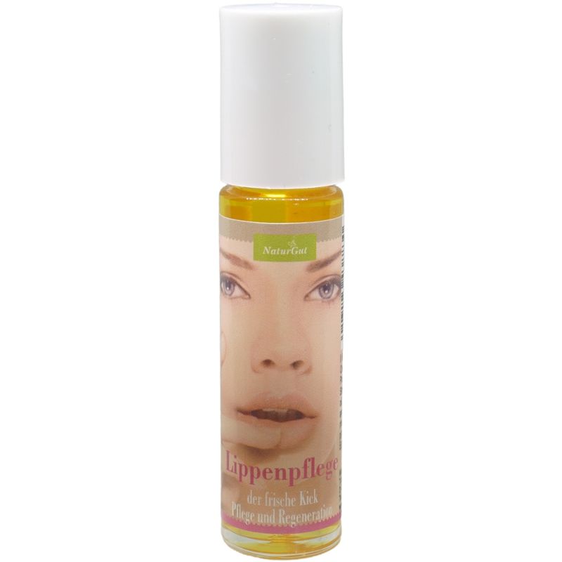 NaturGut Lippenpflege Roll on Lippenpflegestift 10 ml pflegt und regeneriert die Lippen - Produktbild