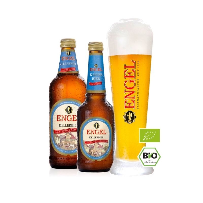 Engel Engel Kellerbier hell Alkoholfrei 15x0,33l - Produktbild