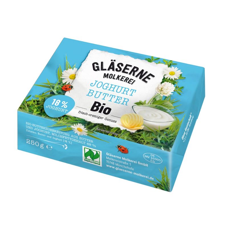 Gläserne Molkerei GM Bio Joghurtbutter 250g - Produktbild