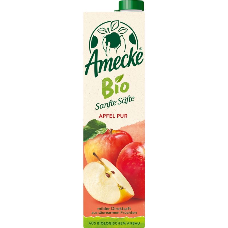 Amecke  Amecke Bio Sanfte Säfte Apfel pur - Produktbild