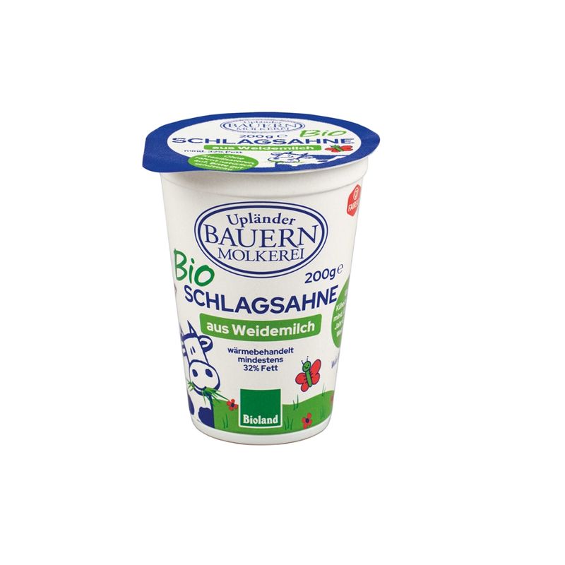 Upländer Bauernmolkerei Schlagsahne 32 % - Produktbild
