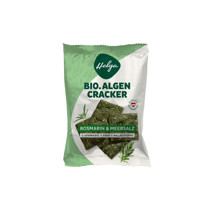 Helga Helga Cracker 45g Rosmarin Meersalz Bio - Produktbild