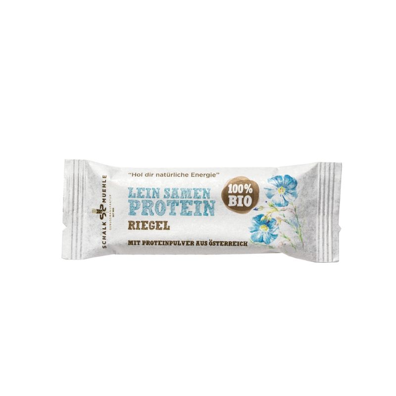 Schalk Mühle 35 g Bio Leinsamen Protein Riegel - Produktbild