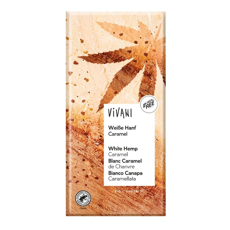 Vivani Weiße Vanille Hanf Caramel Crunch - Produktbild