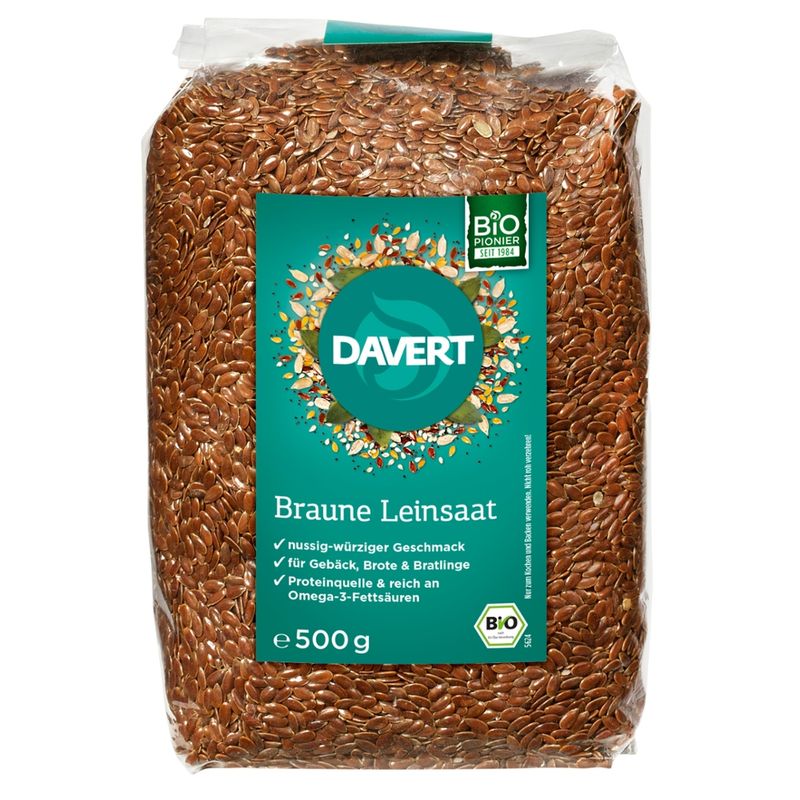 Davert Braune Leinsaat 500g - Produktbild