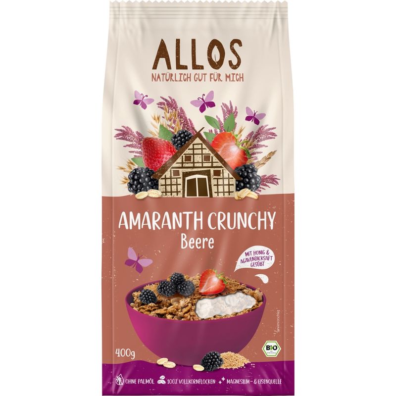 Allos Amaranth Crunchy Beerenfrucht - Produktbild