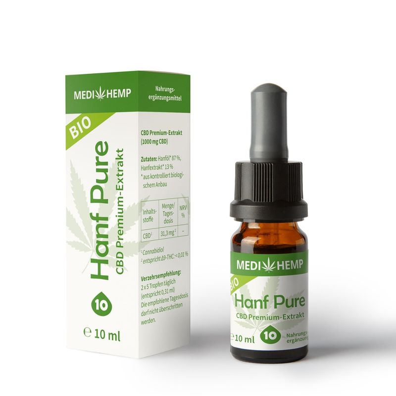 MEDIHEMP Bio Hanf Pure 10 % - Produktbild