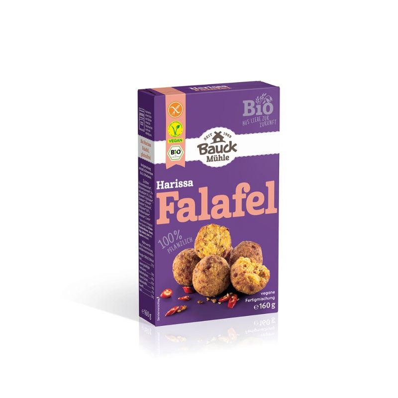 Bauck Mühle Harissa Falafel glutenfrei Bio - Produktbild