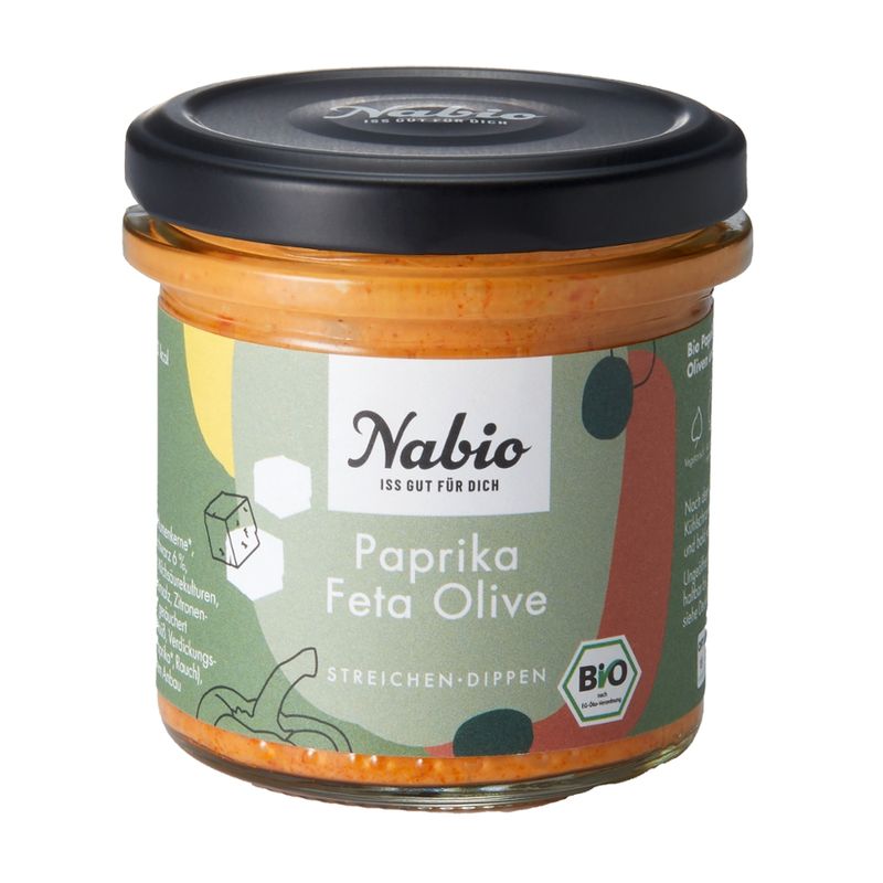 Nabio Nabio Mediterraner Aufstrich Paprika Feta Olive - Produktbild