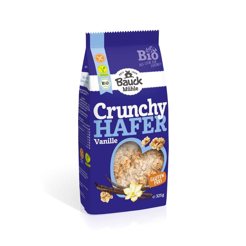 Bauck Mühle Hafer Crunchy Vanille gf Bio - Produktbild
