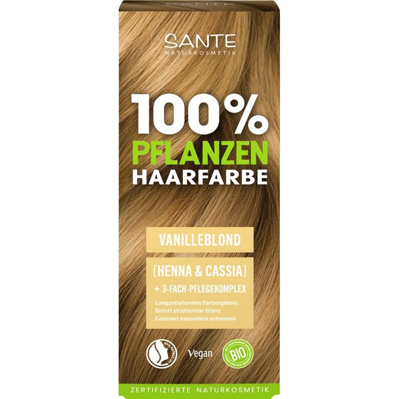 Sante SANTE 100% Pflanzenhaarfarbe mit 3-fach Pflegekomplex VANILLEBLOND 01 - Produktbild