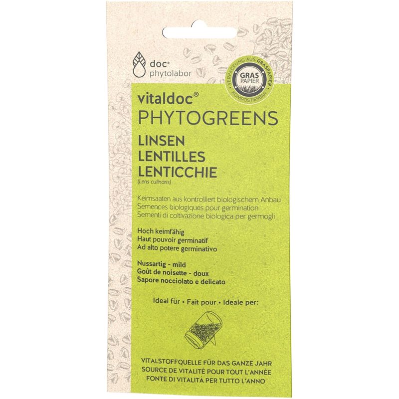 doc phytolabor vitaldoc PHYTOGREENS  Linsen - Produktbild