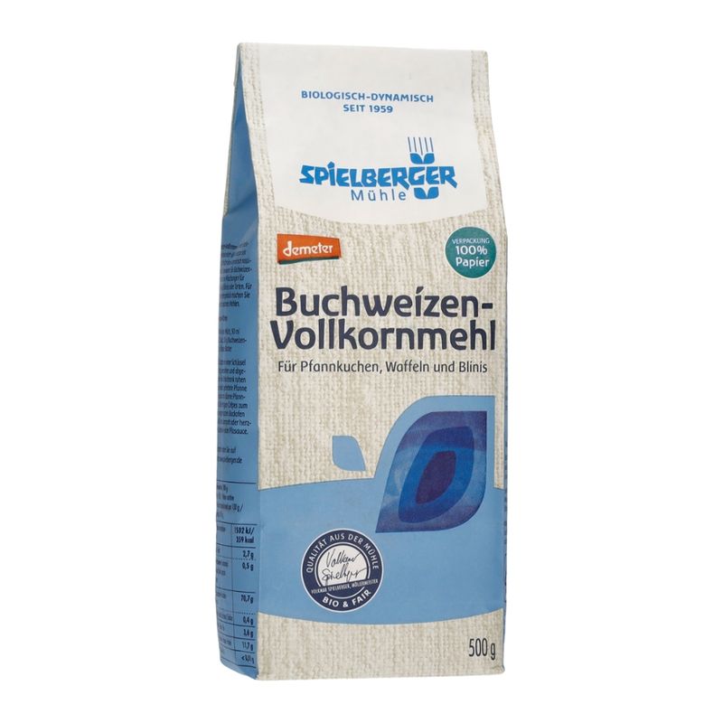 Spielberger Mühle Buchweizen-Vollkornmehl, demeter - Produktbild