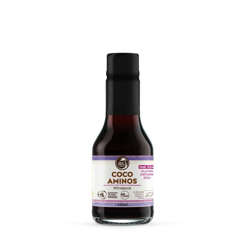 Big Tree Farms Coco Aminos Würzsauce 145ml - vegan, gluten-, soja-, histaminfrei - Produktbild