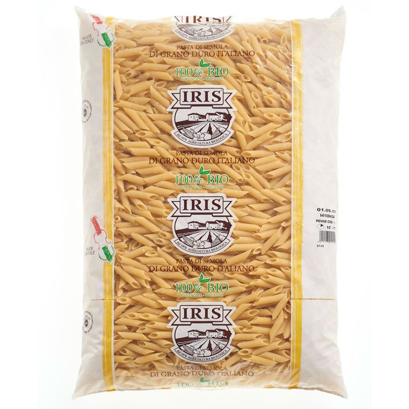 IRIS  Penne aus Hartweizen-Nudeln hell 5 kg. - Produktbild