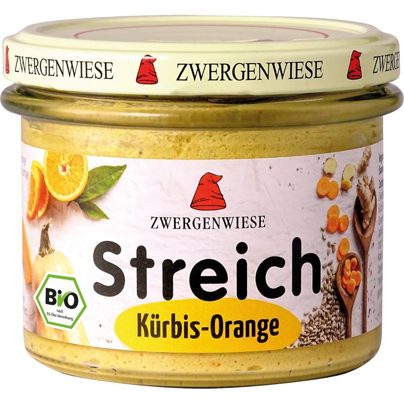 Zwergenwiese Kürbis Orange Streich - Produktbild