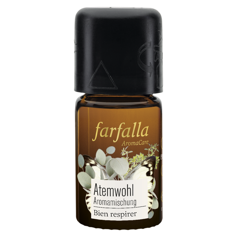 farfalla bleib gesund, Sandelholz, Atemwohl Aromamischung, 5ml - Produktbild