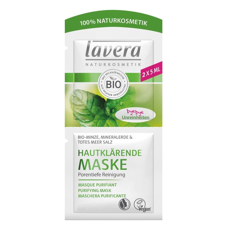 lavera Hautklärende Maske Bio-Minze - Produktbild