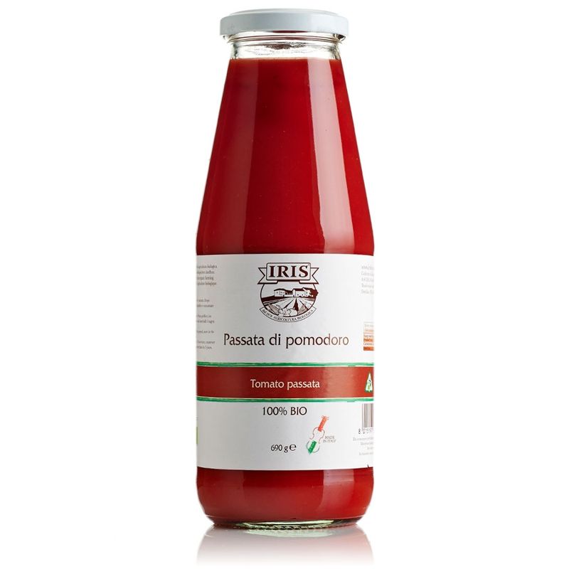 IRIS  Passierte Tomaten ohne Zusatz von Zucker im Glas  690 g - Produktbild
