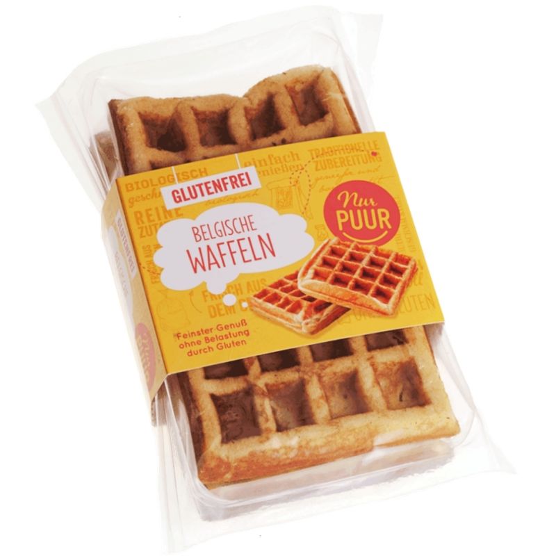 Nur Puur Belgische Waffeln, 2 Stück - Produktbild