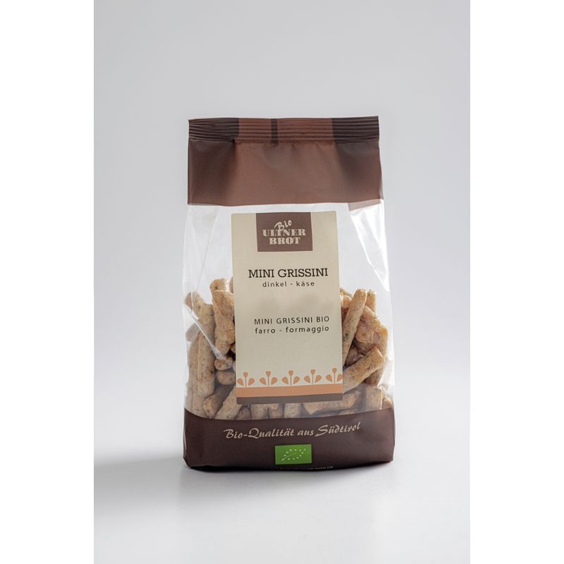 ULTNER BROT KG des Schwienbacher R. & Co. Mini Grissini Dinkel Käse - Produktbild
