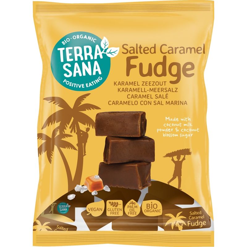 TerraSana Karamellbonbon Fudge Karamell-Meersalz - Produktbild