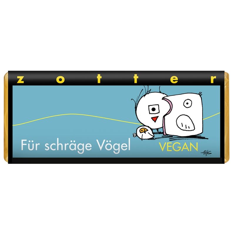 Zotter Schokolade Für Schräge Vögel - Olive + Zitrone - Produktbild