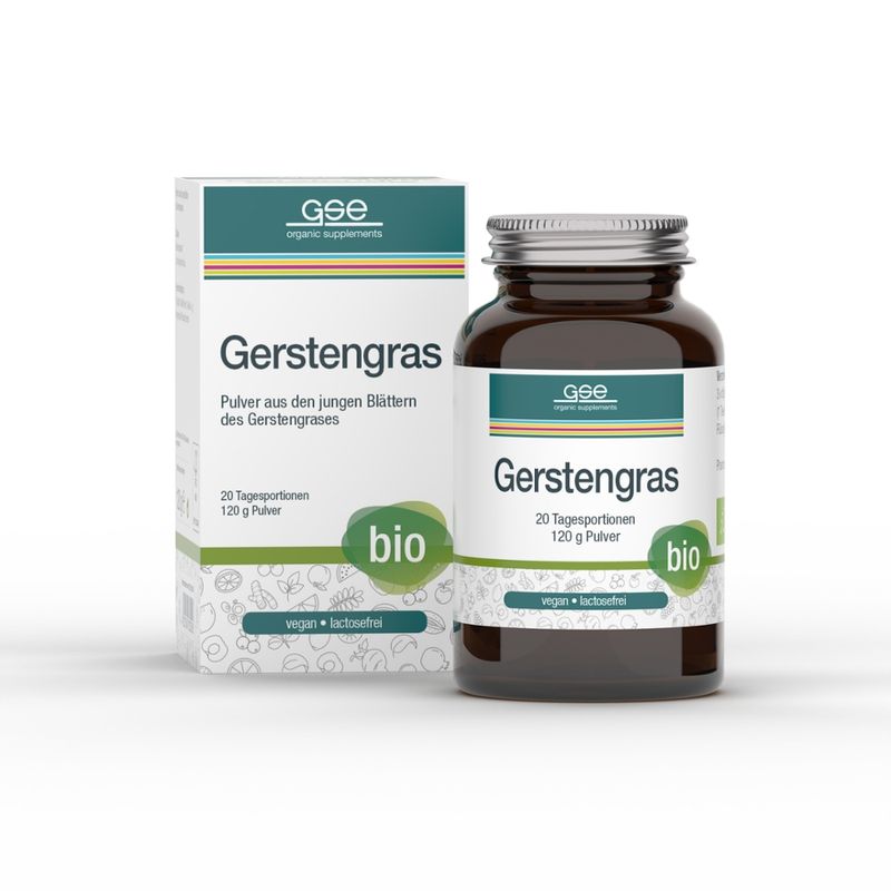 GSE  BIO Gerstengras Pulver - Produktbild